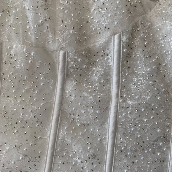 Meshki "Elsie" Pearl Beaded Bustier Top - Picture 5 of 9